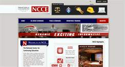 Desktop Screenshot of nccetraining.com